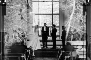 Ceremony: aisle, altar, bride, groom, ceremony, pillar