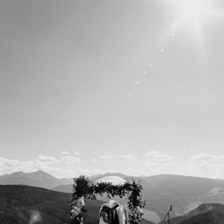 Ceremony: bride, groom, ceremony, couple, hill, hillside