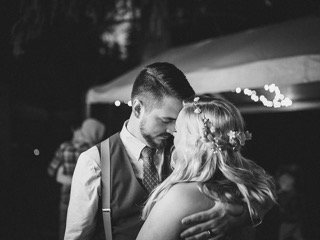 The Couple: bride, groom, canopy, couple, dance, dance floor