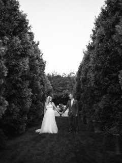 The Couple: bride, groom, catch, couple, hand, newlywed