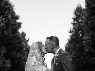 The Couple: bride, groom, couple, forehead, kiss, newlywed