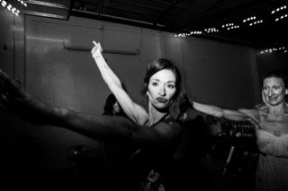 Dancing: arm, club, dance, dance floor, dress, hand