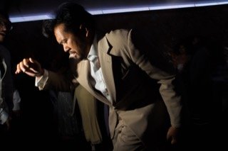 Dancing: adjust, business suit, cocktail dress, dance floor, dark, room