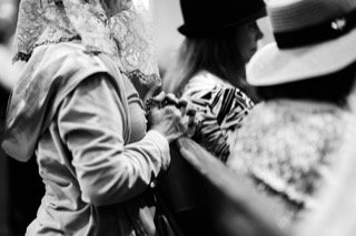 Details and Moments: bride, dress, sun hat, veil, wear