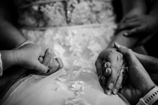 Details and Moments: wedding dress, bride, groom, catch, dress, hand