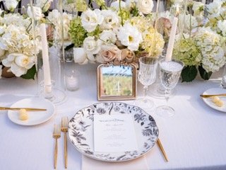 Details and Moments: centerpiece, table, dinning table, plate, floral arrangement, flower