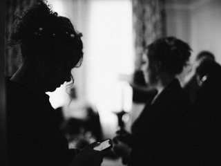 Details and Moments: check, profile, conversation, phone, room, stand