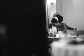 Details and Moments: bride, groom, table, sit, wedding