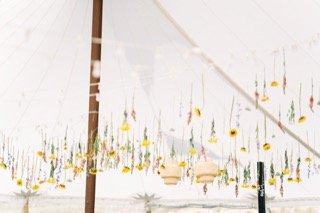 Details and Moments: canopy, ceiling, decorate, flower, hang, paper lantern